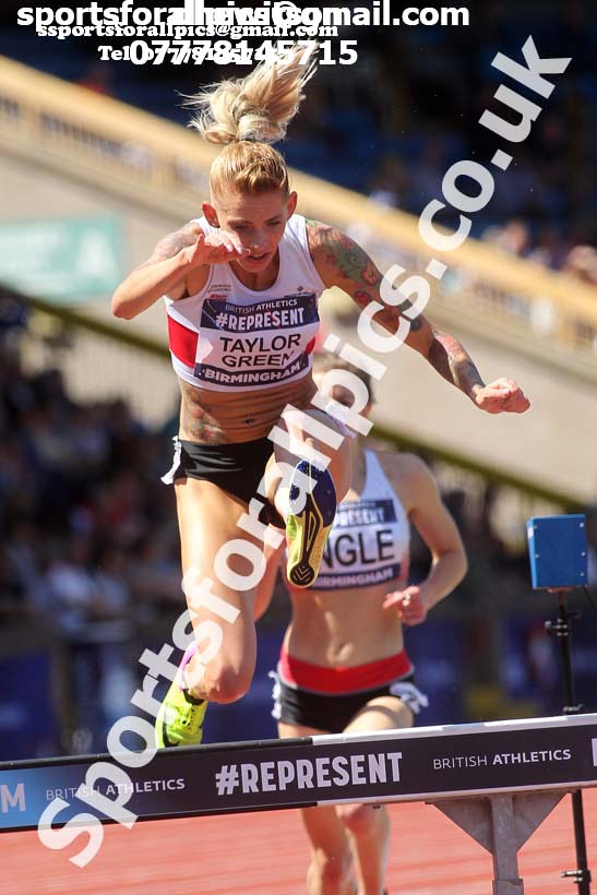 Womens 3000 metres steeplechase, World Championship Team Trials, Alexander Stadium, Birmingham